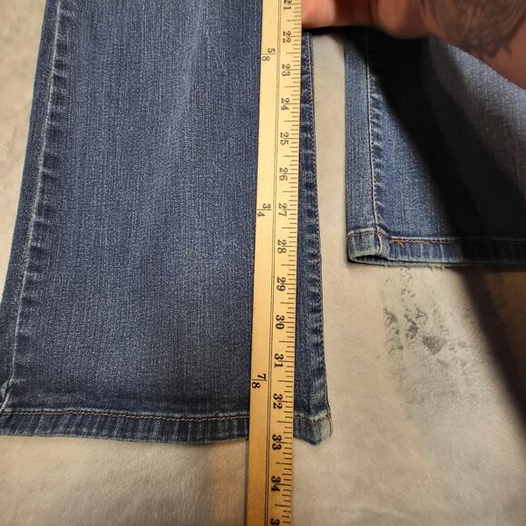 Levi's 512 Jeans Womens 12 Blue Boot Cut Perfectly Slimming Stretch Medium Wash - Picture 6 of 12